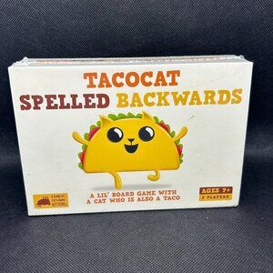 New in package Tacocat Spelled Backwards game